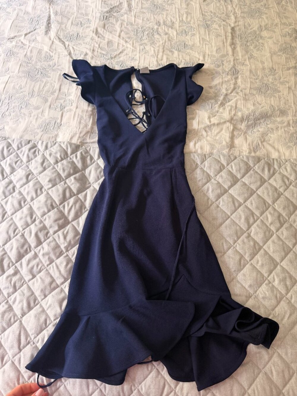 Selfie Leslie Navy Blue Mini Dress XS